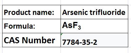 Arsenic trifluoride