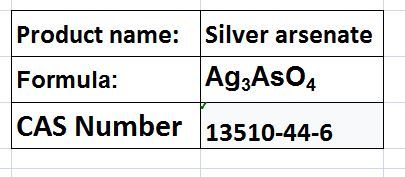 Arsenates