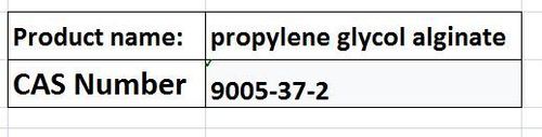 Propylene Glycol Alginate Powder - CAS 9005-37-2, PH 5-8 | Emulsifier, Stabilizer, Thickener, Food Additive