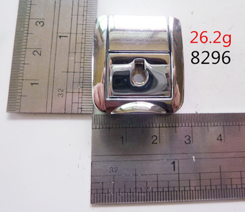 Custom Made Metal Lock Polished White Nickel
