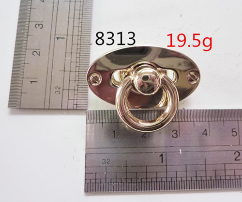 Handle Polished White Nickel Electroplate Fittings