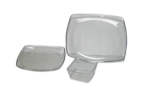 Square Full Plate , Qtr Plate And Bowl