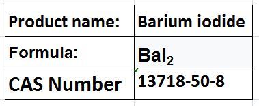 Barium iodide