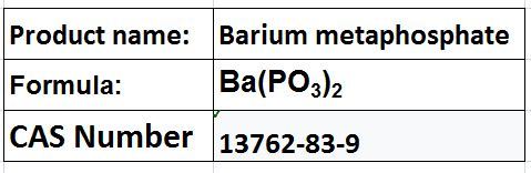 Barium compounds
