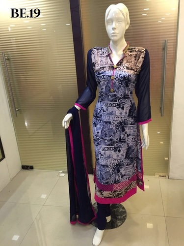 Straight Cut Printed Salwar Suits