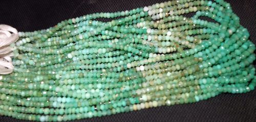 Chalcedony Facetedrondelle