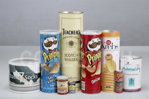 Paper cans for packaging products