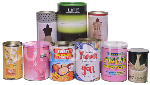 Colored Paper Cans