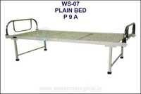 Plain Bed - Stainless Steel, 72''x30''x22'' | Durable, Eco-friendly, Powder Coated, Adjustable I.v. Road, Revolving Castors