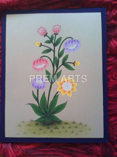 Paper Flower Painting Medium: Water Color
