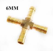 Brass Hose Joint 4 Way