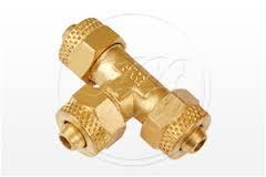 Brass PU Tee