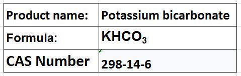 Potassium Bicarbonate - White Powder, CAS 298-14-6 | Food Additive, pH Control, Fire Suppression, Buffering Agent