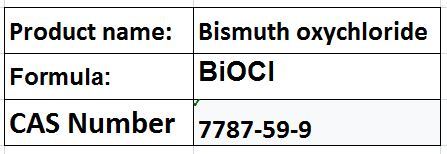 Bismuth oxychloride
