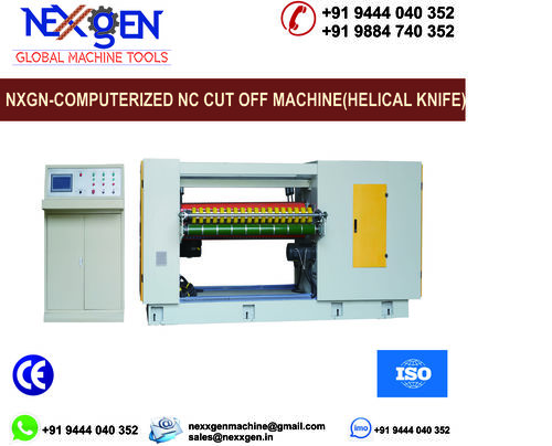 As Per Customer Choice Nc Cut-Off Machine (Helical Knife)