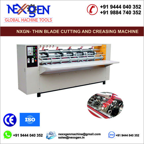 As Per Customer Choice Thin Blade Cutting And Creasing Machine