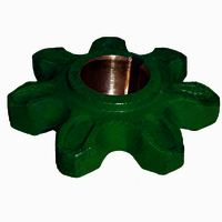 Industrial Sprocket - Galvanized Steel, 30mm | General Use For Automotive, Compatible With Combine Harvester, Mini Harvester, Wheel Tractor, 1-3 Kg