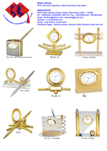 Corporate Gifting - Metal And Glass, Gold, Varied Sizes | Elegant Design, Durable, Smooth Finish, Proficient Craftsmanship