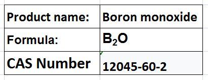 Boron monoxide
