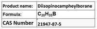 Diisopinocampheylborane