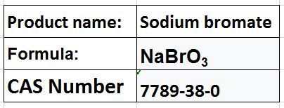 Sodium bromate