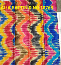 Polyester satin printed fabric