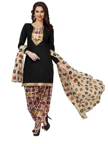 PRINTED PATIALA SALWAR SUITS