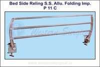 Bed Side Reling S.S.Allu.Folding Imp.