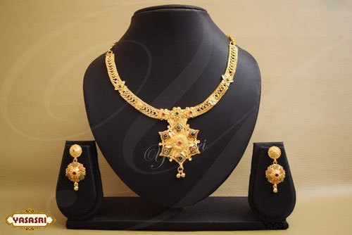 Golden Traditional Design Necklace