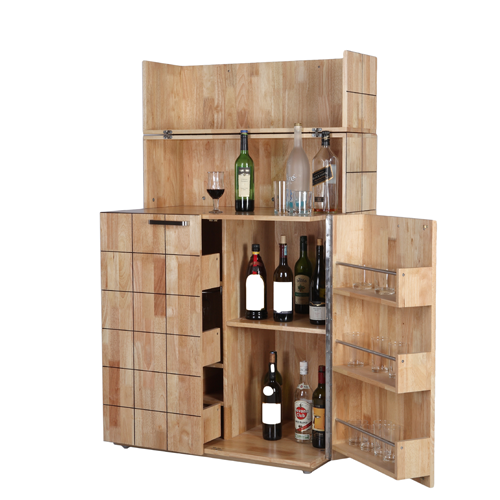 Wooden Bar Cabinet By VYOM FURNITURE STUDIO