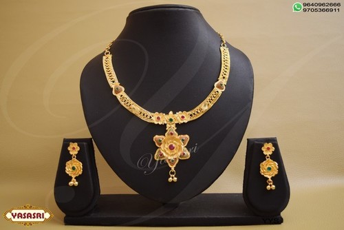 Golden Trendy Women Necklace