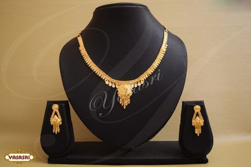 Golden Ladies Designer Necklace