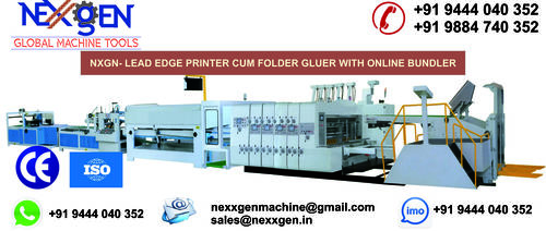 As Per Customer Choice Printer Cum Folder Gluer With Online Bundler