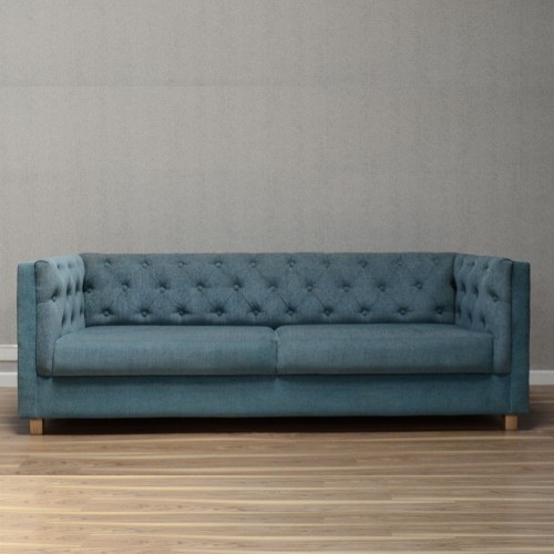 Blue leather Sofa