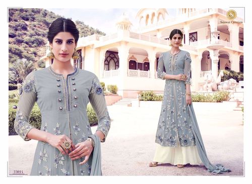 Grey Shop Indo Western Desinger Suit Online