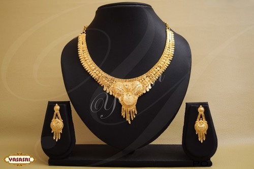 Golden Women Design Necklace