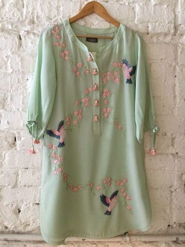 Embroidered Girl's Top