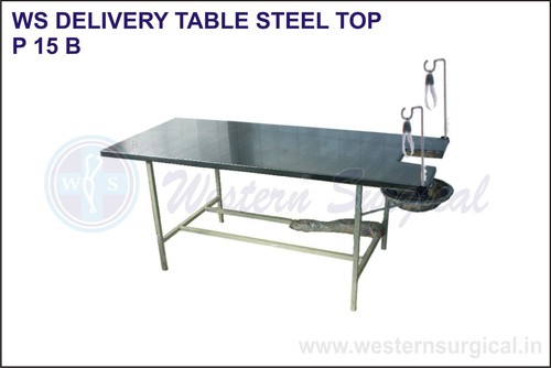 Stainsteel Delivery Table Steel Top
