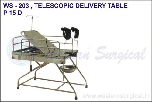 Stainsteel Telescopic Delivery Table