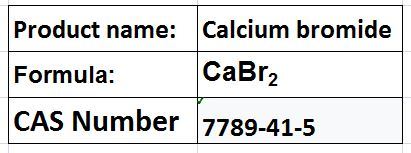 Calcium Bromide - White Powder, Hexahydrate Crystals | 99% Purity, Water Soluble, For Drilling Fluids