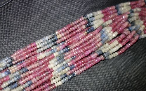Sapphire Faceted Rondelle