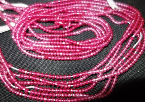 Quartz Faceted Rondelle