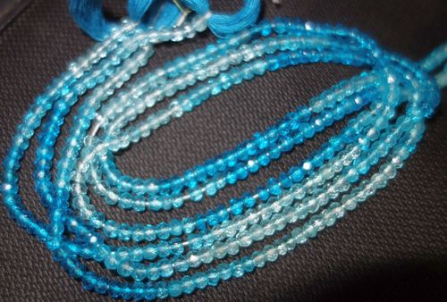 Quartz Faceted Rondelle