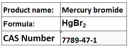 Mercury bromide