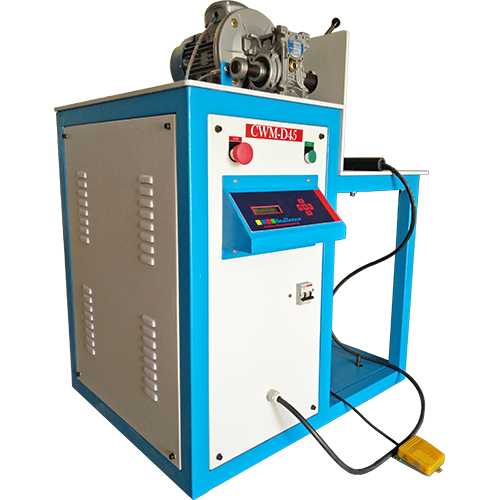 Automatic Single Phase CRGO Core Winding Machine - 80x60x102.5 cm, White & Blue | 1.5 kW Power Consumption, 150 rpm Winding Speed, Electronic Controller
