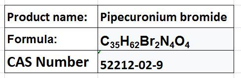 Pipecuronium bromide