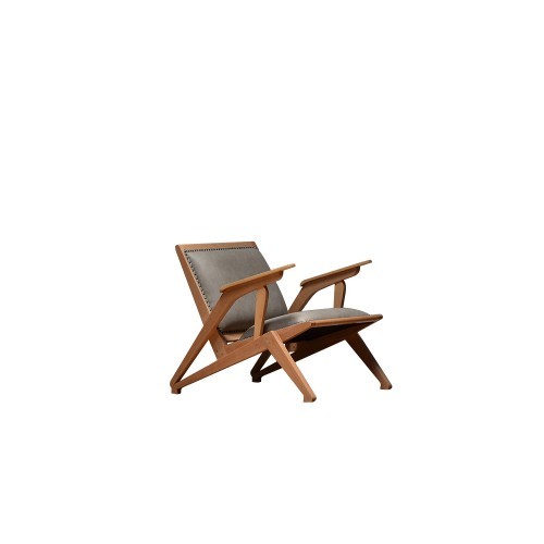Wooden single sofa chair
