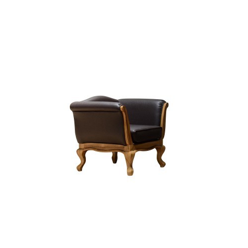 Black leather Sofa Chair