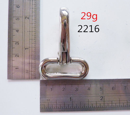 polishing snap hooks metal hardware for luxury bag