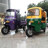 Electric Battery Auto Rickshaw - Lead-acid, 2500x1200x1500 Mm | 500 Kg Payload, 80 Km Range, Eco-friendly, Easy Operation, Low Running Cost